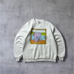 90s USA製 Jerzees エレファント アートスウェット XL