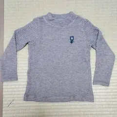 ファミリア　ストライプ タートルネック 長袖カットソー