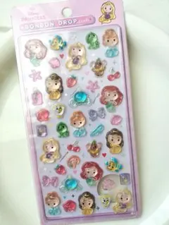 正規品　ボンボンドロップシール　ディズニー　プリンセスのサムネイル