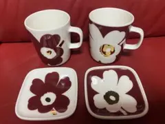 【希少】新品未使用marimekko ウニッコ ピンク×オフホワイト4点 希少】新品未使用marimekko ウニッコ ピンク×オフホワイト4点 - メルカリ