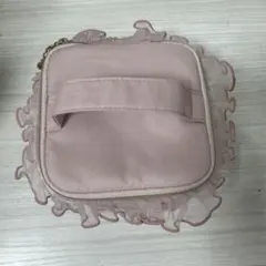 gelato pique ハート刺繍 フリル バニティポーチ ピンクのサムネイル