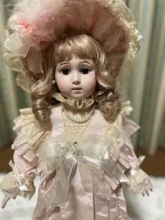 ビスクドール　コレクターズドール　ロングフェイスジュモー　トリステ　リプロ