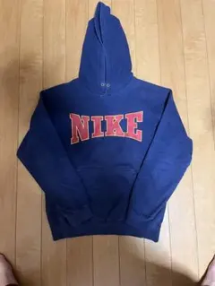 NIKE 90s パーカー ネイビー