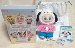 未開封品POPMART　ラブブ✕サンリオ　ポチャッコぬいぐるみペンダント