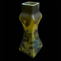 エミールガレー花瓶 デザイン黄色青の花柄ベイスbase - メルカリ