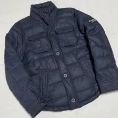 アバクロ メンズ　中綿ジャケット　ネイビー　Sサイズ