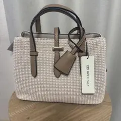 アーバンリサーチ　チャーム付メッシュミニバッグ