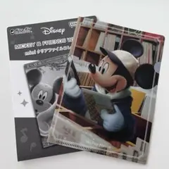 MICKEY&FRIENDS ミッキー　ミニクリアファイル