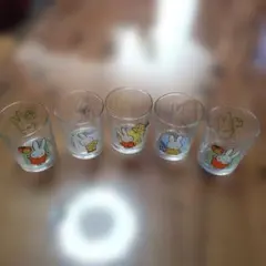 ミッフィー ガラスコップ 5個セット