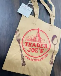 TRADER JOE'S ウォッシャブルペーパーエコバッグ