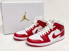 NIKE AIR JORDAN 1 MID レッド ホワイトのサムネイル