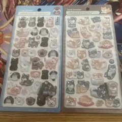 【正規品/新品】ボンボンドロップシール 和柄 柴犬 和犬 セット