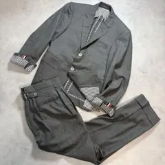 美品】THOM BROWNE スーツ セットアップ チェック ボタンフライ 3