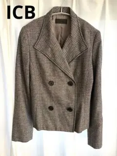 【ICBアイシービー】グレー　ジャケット　11号　L