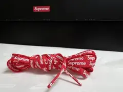 【新品】ナイキエアフォース1 supreme シューレース 赤靴紐