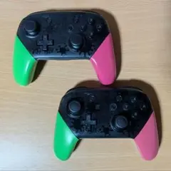 スプラトゥーン Switch Pro コントローラー　ジャンク品　任天堂　2