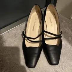 carri fours ブラック ハイヒールパンプス　23.5cm