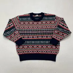 K.C.COMPANY 90's OLD 結晶 総柄 スウェット