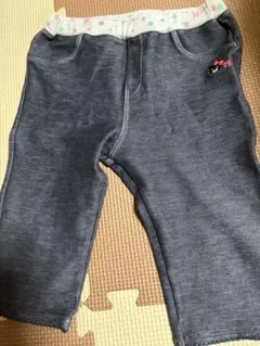 美品！DOUBLE.B デニム風パンツ 100cm