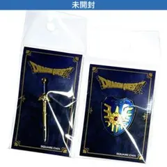 新品未使用 ドラゴンクエスト ピンズ ロトの剣 ロトの盾　フィギュア　バッジ