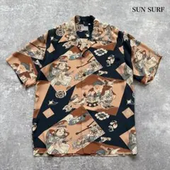 SUN SURFムサシヤ 桃太郎 スペシャルエディション 極美品】SUN SURF ムサシヤ アロハシャツ 和柄 桃太郎 - メルカリ