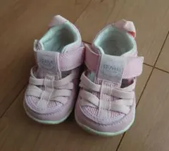 IFME ピンク ベビーサンダル 12.5cm