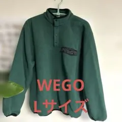 【WEGO】フリースジャケット グリーン メンズ Lサイズ