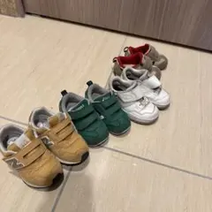 New Balance 313 ベージュ ASICS グリーン キッズシューズ