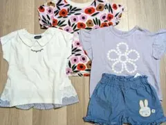【4点セット】女の子 90 夏服 まとめ売り ミッフィー マリメッコ 保育園着