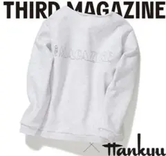 third magazine サードマガジン　ロゴ刺繍裏毛スウェット THIRD MAGAZINE(サードマガジン)｜スリーロゴスウェット