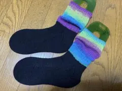 手編みの靴下, ハンドメイド靴下, ルームソックスのサムネイル