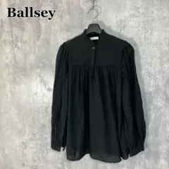 Ballsey コットンガーゼエンブロイダリー フリルネックブラウス 36のサムネイル