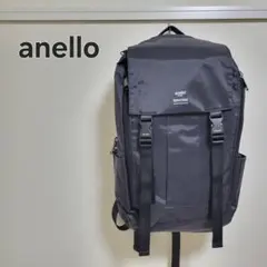 【美品】anello アネロ バックパック リュック M.F BETA ブラックのサムネイル