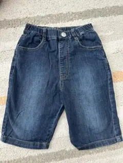 濃いデニム ハーフパンツ 120サイズ
