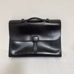 HERMES エルメス サックアデペッシュ38　ボックスカーフ 黒のサムネイル