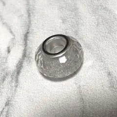 ブレスレットチャーム ラメ入りガラスチャーム PANDORA互換