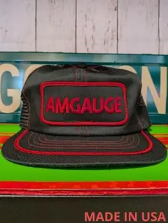 swingster USA製 トラッカーキャップ ワッペン AMGAUGE 企業