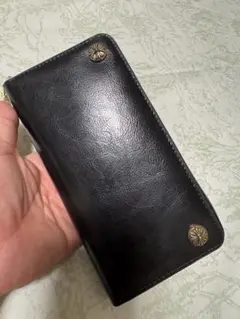 クロス　長財布　本革　ダブルクロス