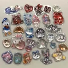 314 ボンボンドロップシール　立体シール　フレークシール　キャラクター