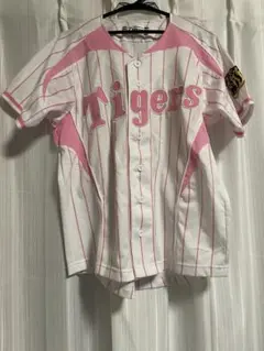Tigers ユニフォーム 白/ピンク ストライプ