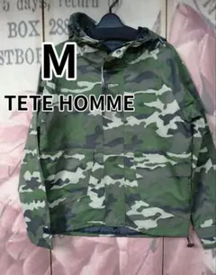 TETE HOMME ミリタリージャケット 迷彩柄 Mサイズ　マウンテンコートのサムネイル