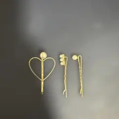 レディース ヘアピン 3点セット