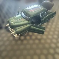 岡*高様 クラシックカー ミニカー メタリックグリーンチョロQのサムネイル