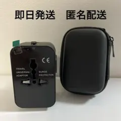 セカプラ ダブルUSBポート 変換プラグ　海外旅行用コンセント