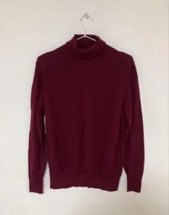 ユニクロ UNIQLOタートルネックセーター 長袖 メンズ Mサイズ