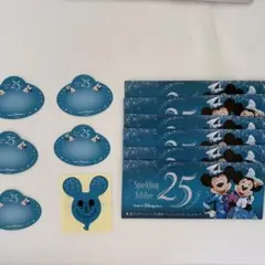 東京ディズニーシー スパークリング・ジュビリー パンフレット6枚、ステッカー6枚