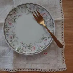 NARUMI 花柄　ケーキプレート　5枚セット