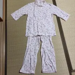 花柄 パジャマ 上下セット ピンク M