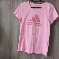adidas ピンク Tシャツ 160サイズ