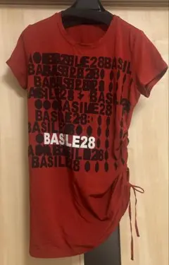 バジーレベントット BASILE28 赤 シャーリング 半袖Tシャツ42サイズのサムネイル